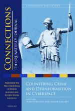 Connections vol. 20, no.2, Spring 2021 Cybercrime and Disinformation (cover)