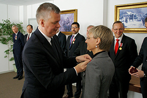 Agata Szydelko honored with Medal of Merit