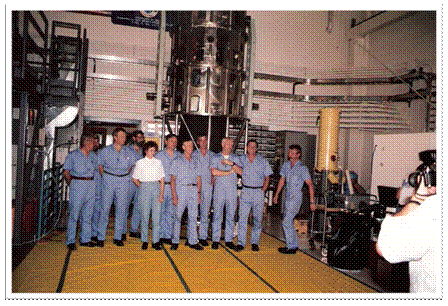 Figure 3: Russian technicians at the New Mexico Engineering Research Institute, University of New Mexico in Albuquerque, July 1992.